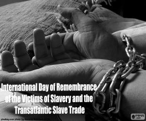 yapboz Kölelik ve transatlantik köle ticareti kurbanları anma günü